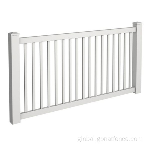 White Vinyl Garden Fencing